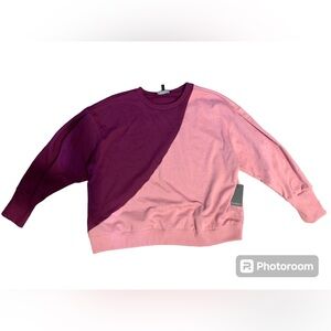 Eloquii Pink and Purple Sweater Cozy Size 18/20